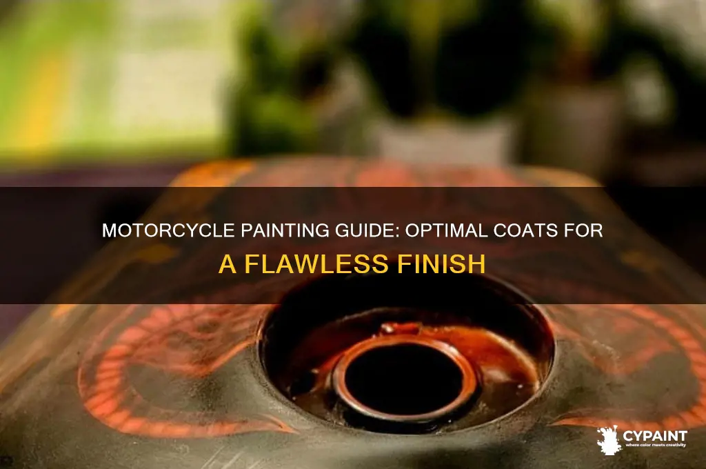how many coats of paint on a motorcycle