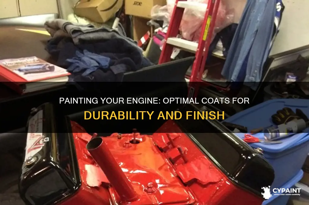 how many coats of paint on engine