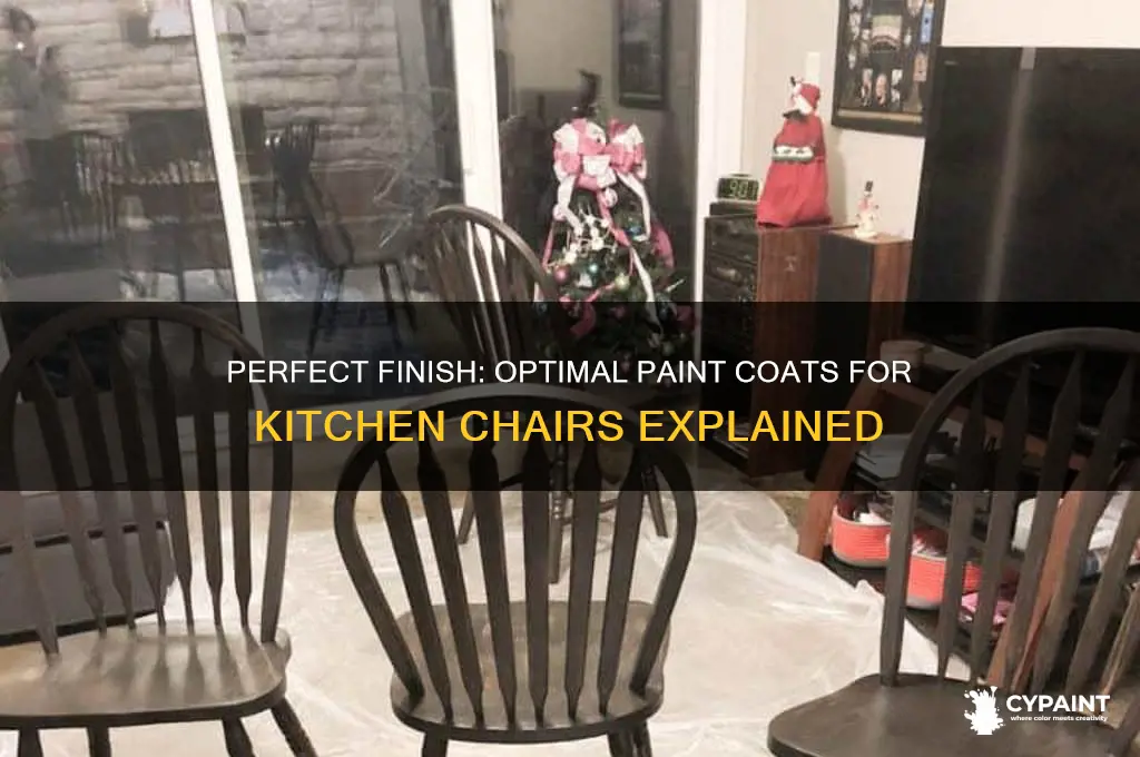 how many coats of paint on kitchen chairs