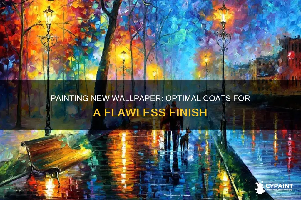 how many coats of paint on new wallpaper