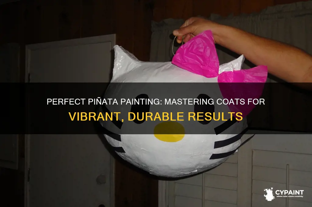 how many coats of paint on pinata