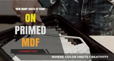 Optimal Paint Coats for Primed MDF: A Comprehensive Guide