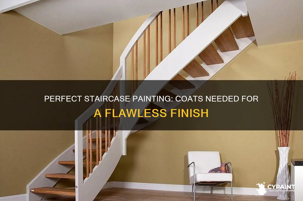 how many coats of paint on stairs
