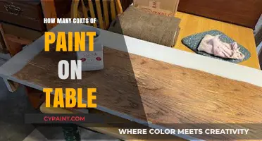 Perfect Paint Layers: How Many Coats Does Your Table Need?
