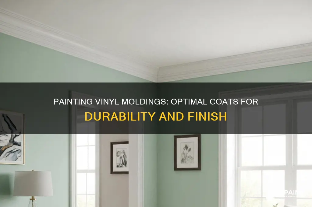 how many coats of paint on vinyl moldings