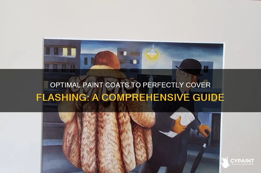 how many coats of paint to cover flashing