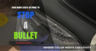 Stopping Bullets: Paint Coats Needed