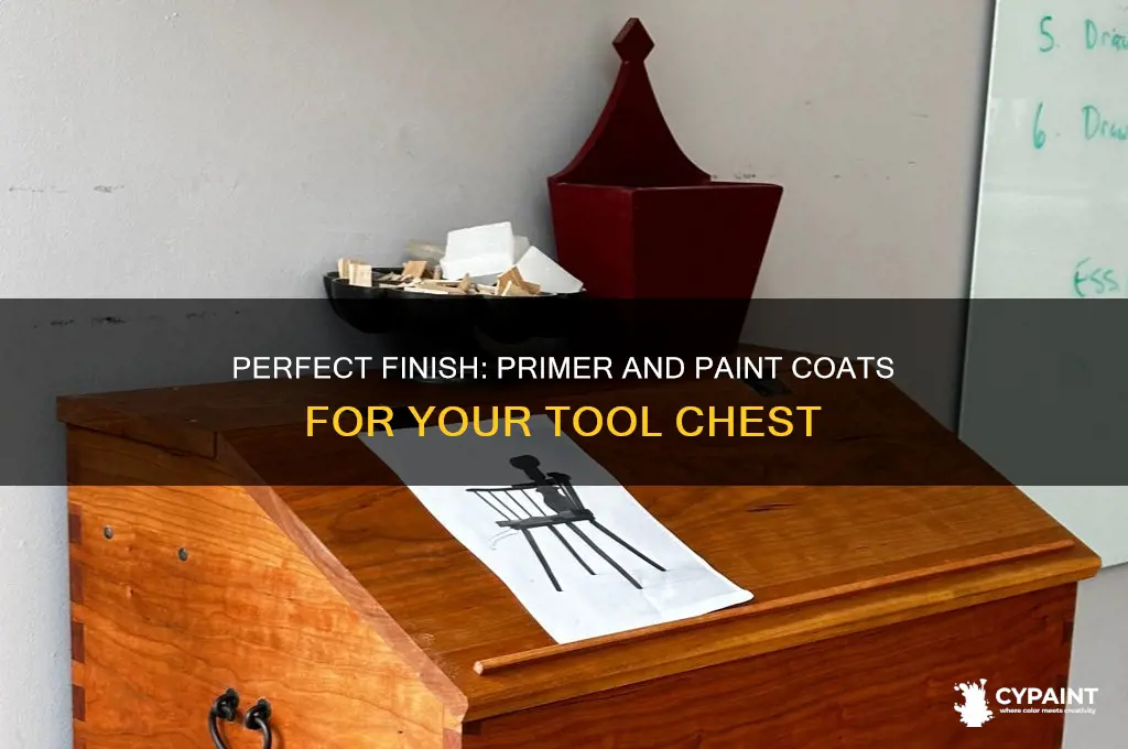 how many coats of primer and paint for tool chest
