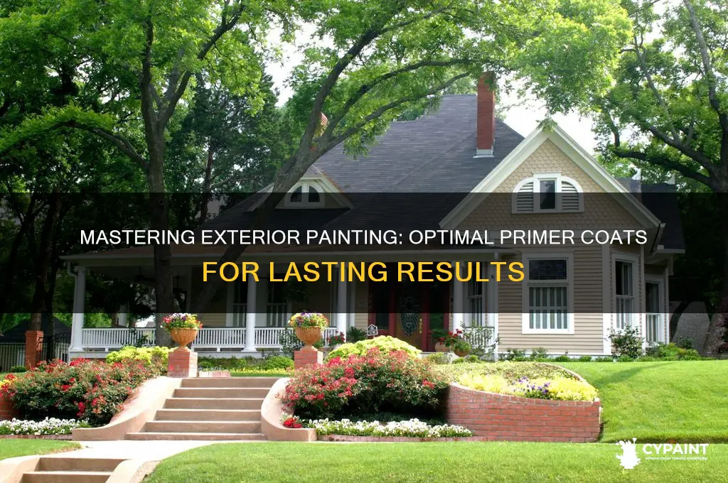 how many coats of primer for exterior painting