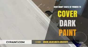 Primer Coats: Covering Dark Paint, How Many?