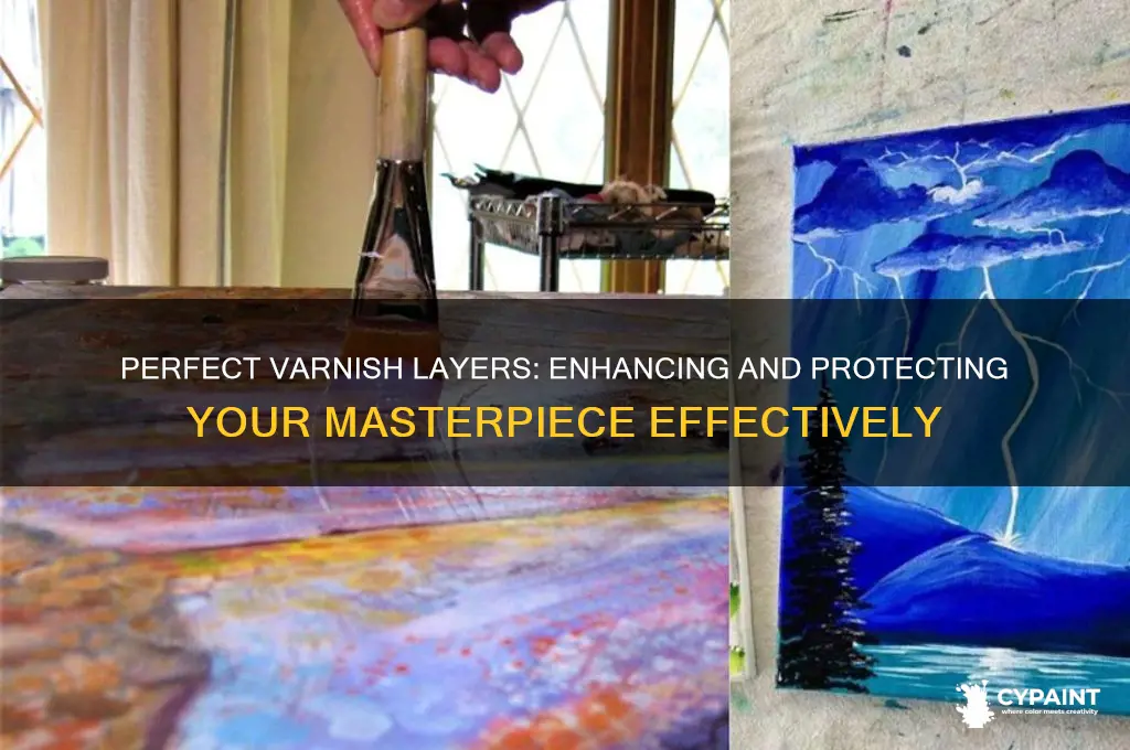 how many coats of varnish on a painting