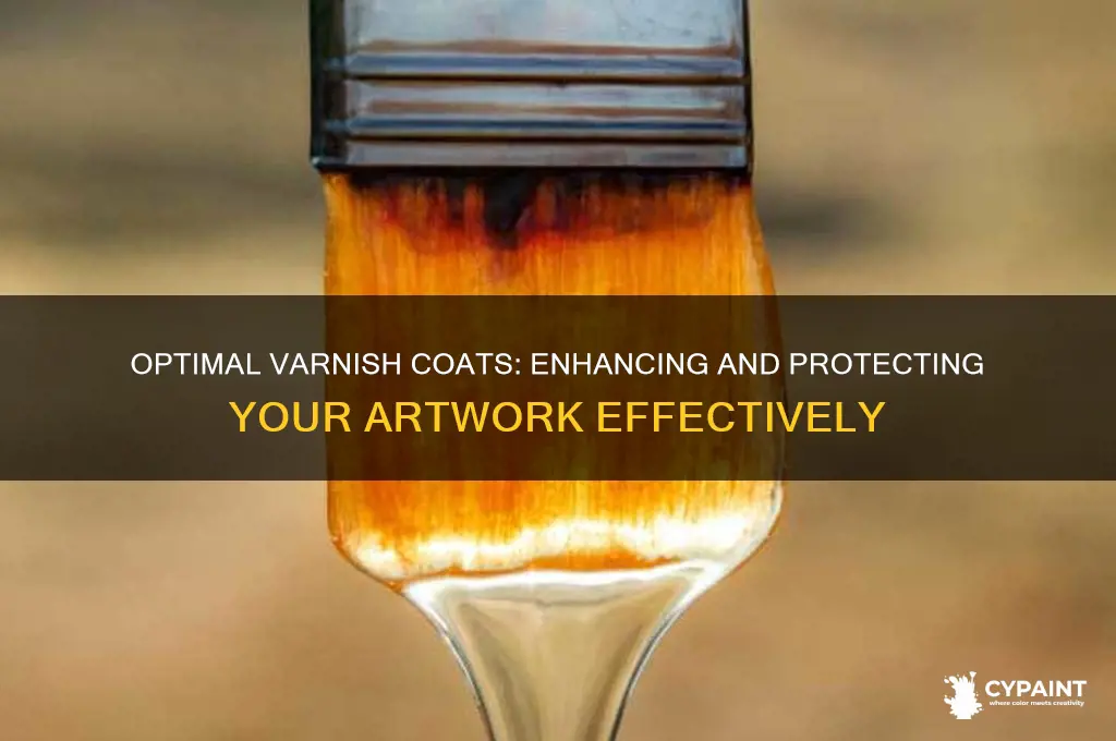 how many coats of varnish on painting