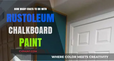 Creating a Rustic Chalkboard: Coats Needed for the Perfect Finish