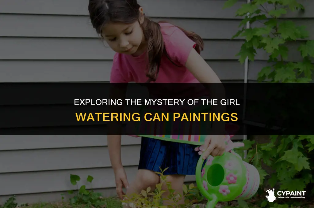 how many copies of girl watering can painted