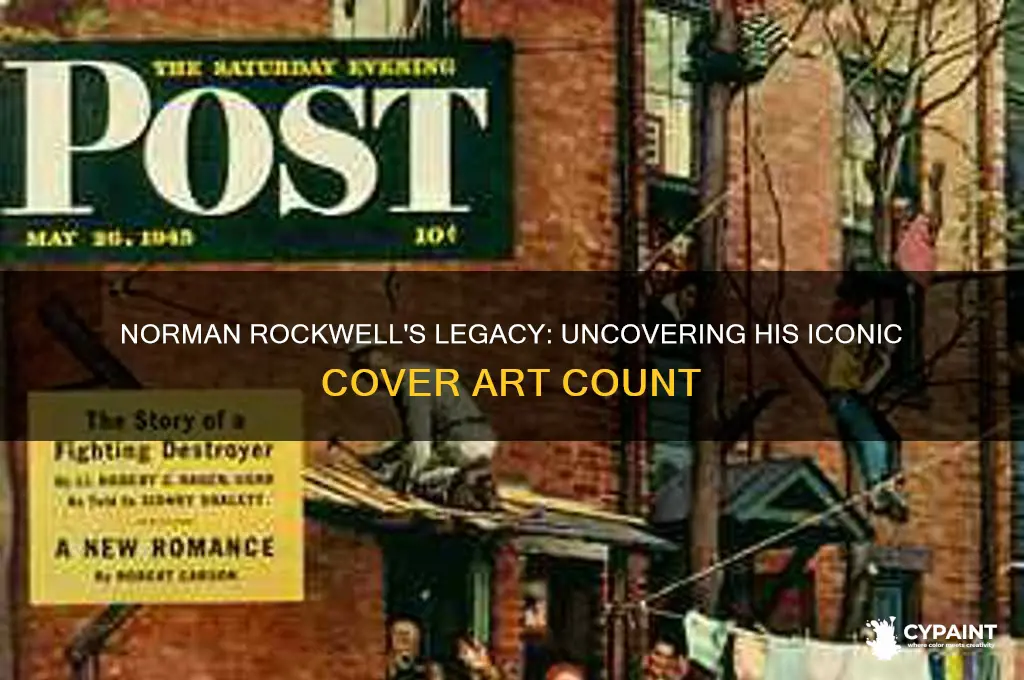 how many covers did norman rockwell paint