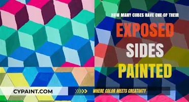 Exploring Painted Cubes: Counting Exposed Sides in a Larger Structure
