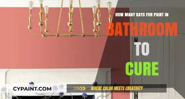 Let Your Bathroom Paint Cure: How Many Days?