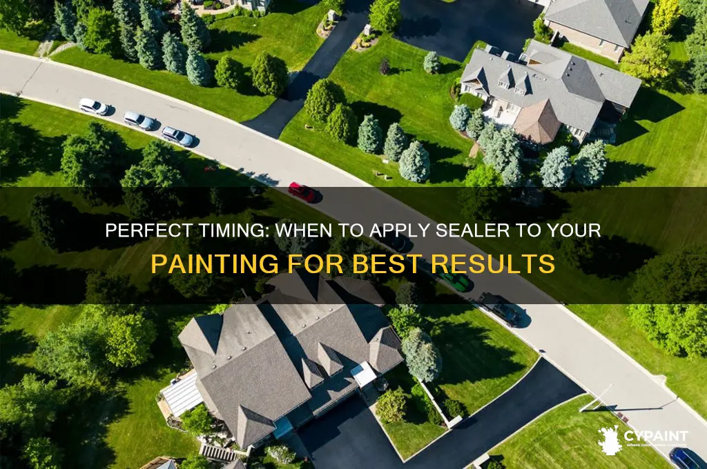 how many days to wait before applying sealer to painting