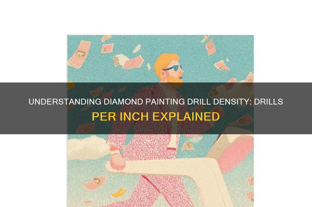 how many diamond drills per inch on a diamond painting