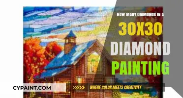 Unveiling the Sparkle: Diamond Count in 30x30 Paintings