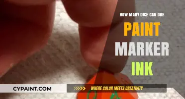 Unleashing Creativity: The Art of Painting Dice with Marker Ink