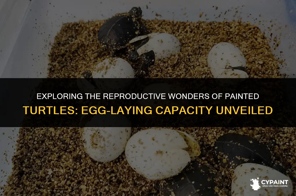 how many eggs can a painted turtle lay