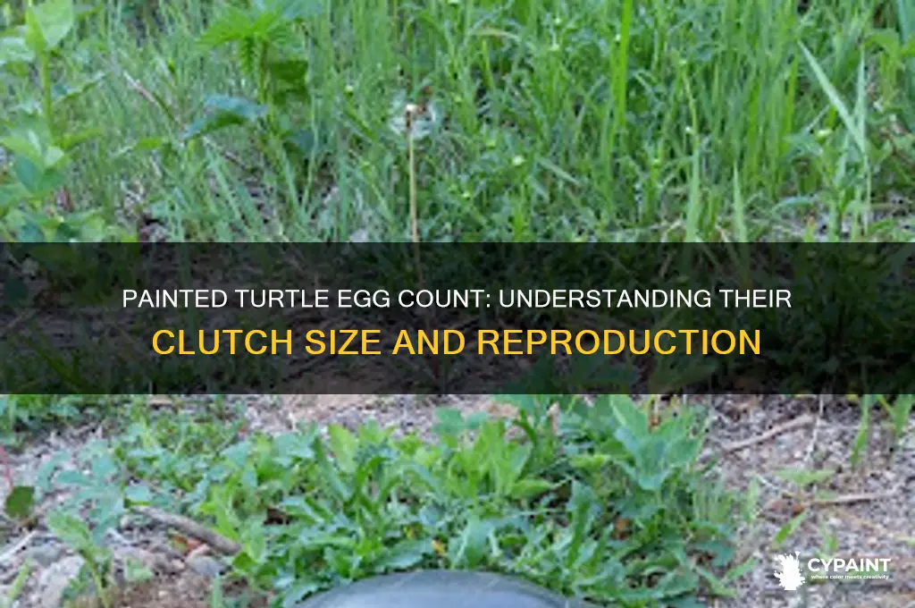 how many eggs do painted turtles have