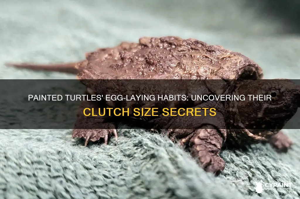 how many eggs do painted tutles lay