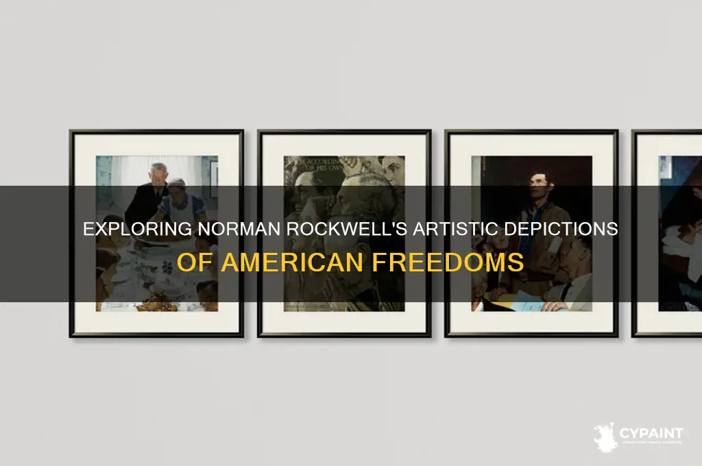 how many freedoms did norman rockwell paint