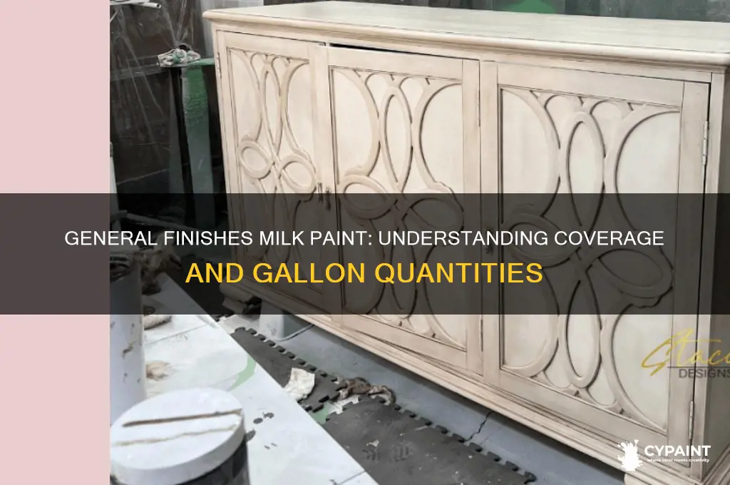 how many gallons general finishes milk paint