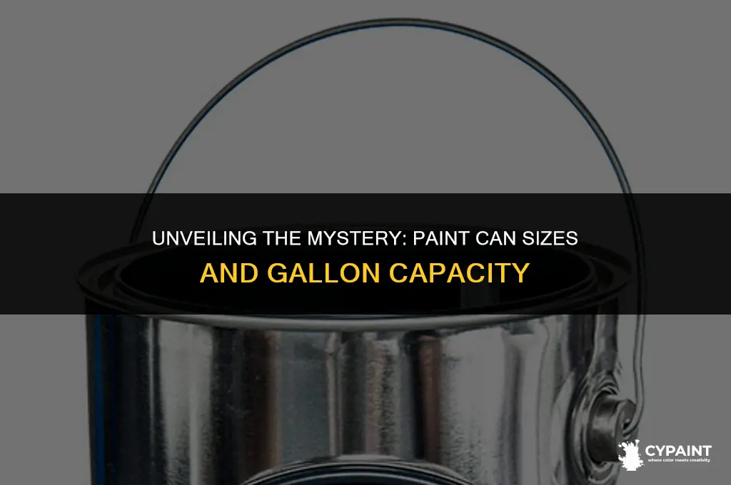 how many gallons in a can of paint
