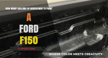 How Much Herculiner is Needed to Paint a Ford F150?