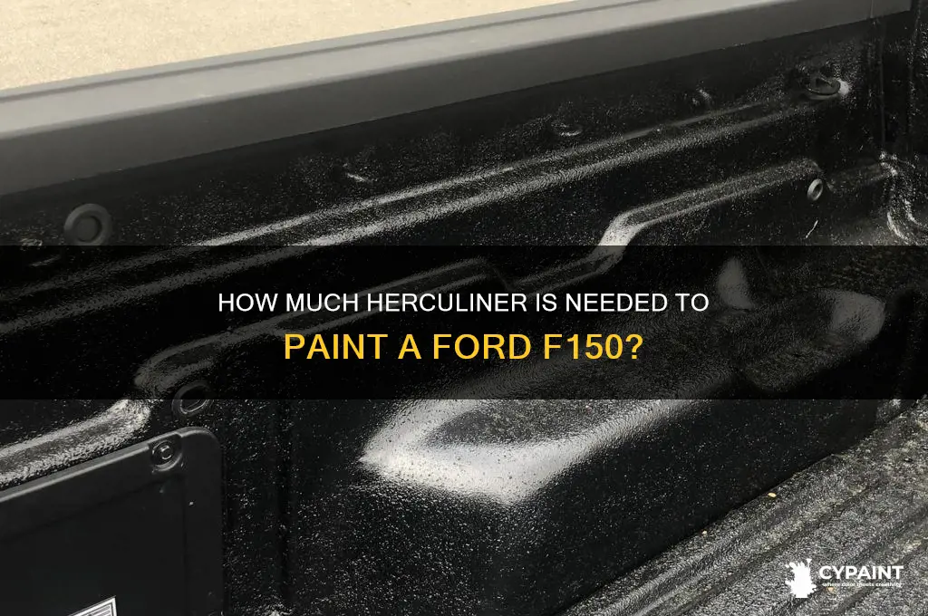 how many gallons of herculiner to paint a ford f150