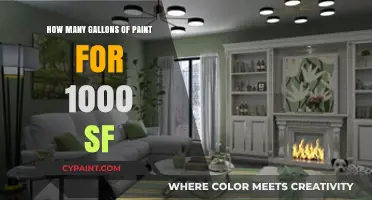 Calculating Paint Quantity: How Many Gallons for 1000 Square Feet?