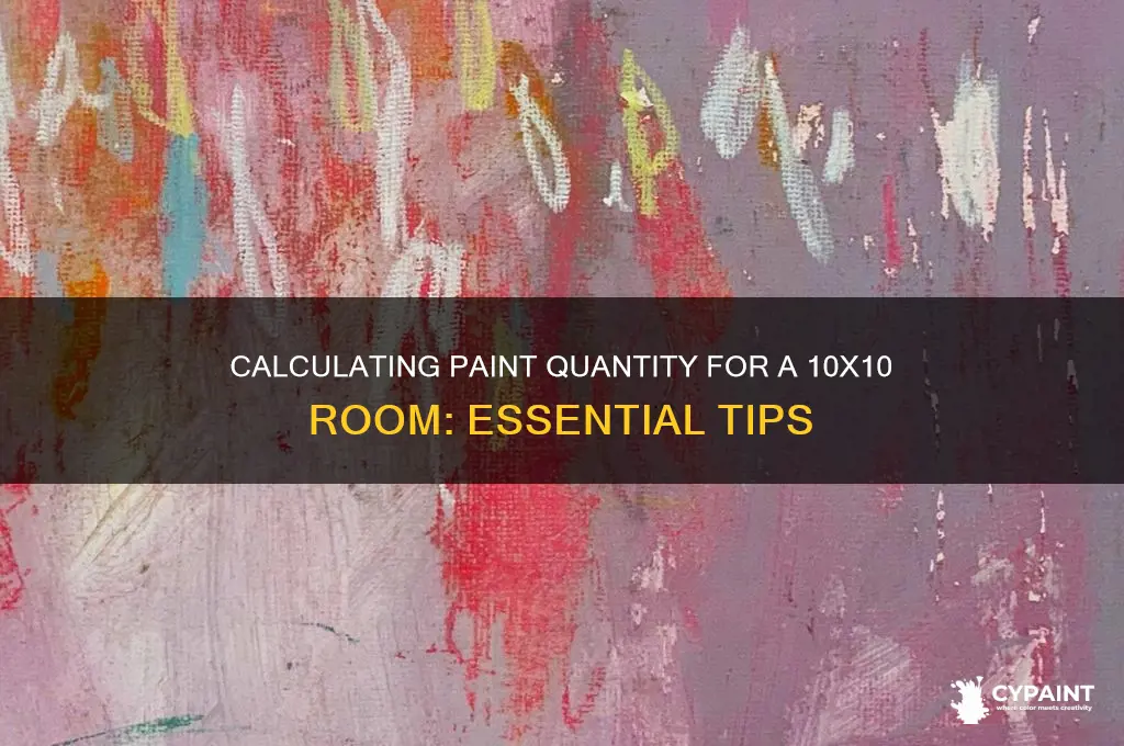 how many gallons of paint for 10x10 room