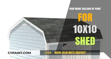 Estimating Paint Quantity for a 10x10 Shed: A Simple Guide