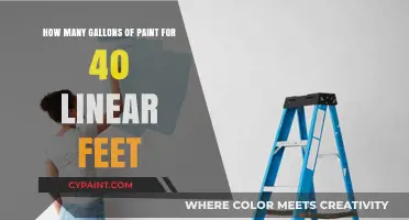 Paint Job: Gallons Needed for 40 Linear Feet