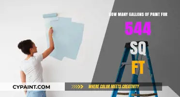 Paint Job: Estimating Gallons for 544 Sq Ft