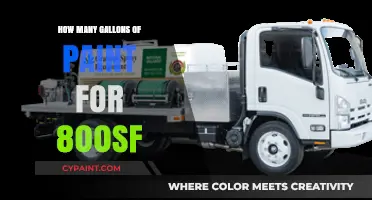 Calculating Paint Needs: How Many Gallons for 800 Square Feet?