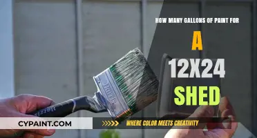 Painting a 12x24 Shed: How Many Gallons of Paint?
