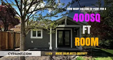Calculating Paint Needs: How Much for a 400 Sq Ft Room?