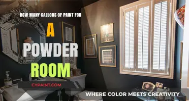 Painting a Powder Room: How Many Gallons of Paint?