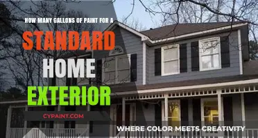 Estimating Exterior Paint: Gallons Needed for a Standard Home