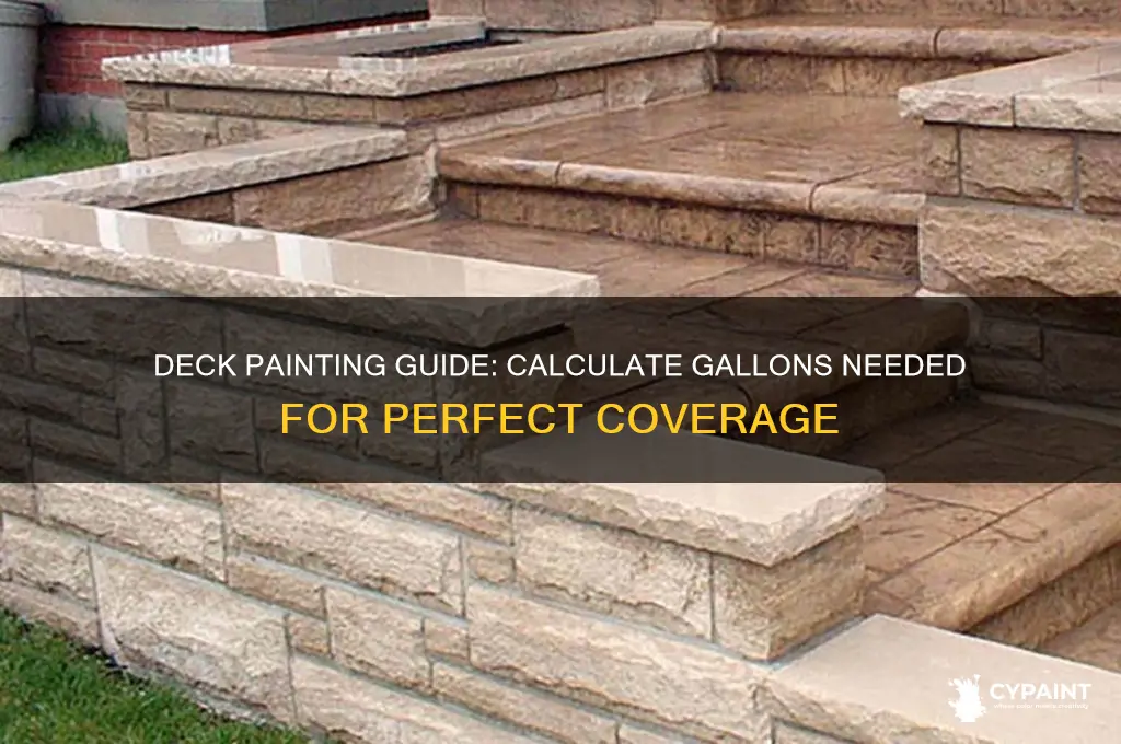 how many gallons of paint for deck