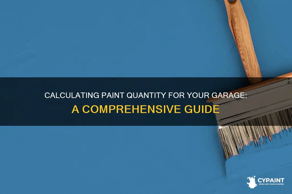 how many gallons of paint for garage