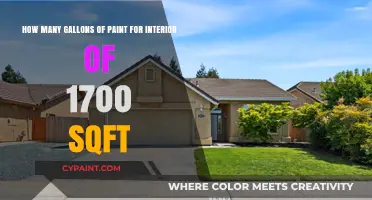 Interior Paint Guide: Estimating Gallons for 1700 Sqft Homes