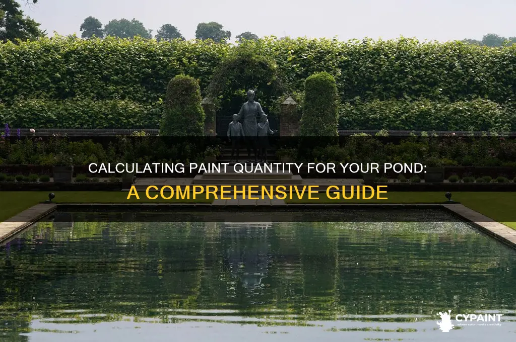 how many gallons of paint for pond