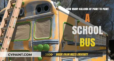 Calculating Paint Quantity for a School Bus Makeover: A Guide