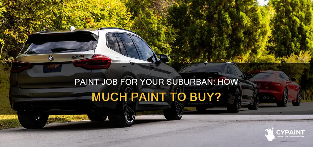 how many gallons of paint to paint a subarban