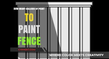 Calculating Paint Quantities: A Guide to Painting Your Fence Efficiently